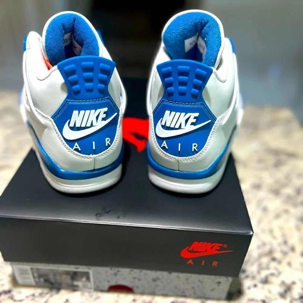 Air Jordan 4 Retro “Military Blue” 10M - Picture 6 of 6